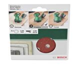 Bosch Eksantirik Zımpara Kağıdı 5'li 125 mm 120 Kum 8 Delik 2609256A25